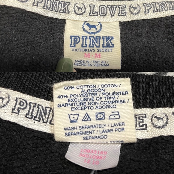 PINK Victoria’s Secret Love Pink Cheetah Crewneck Women size M - Picture 9 of 10